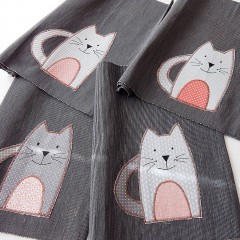 Jedálenské prestieranie - Mačka (sivé)